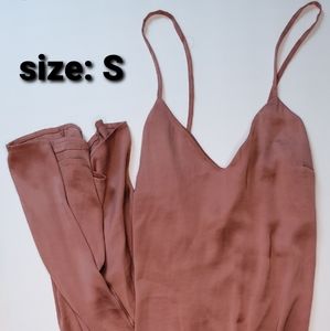 Mauve Silky Dress